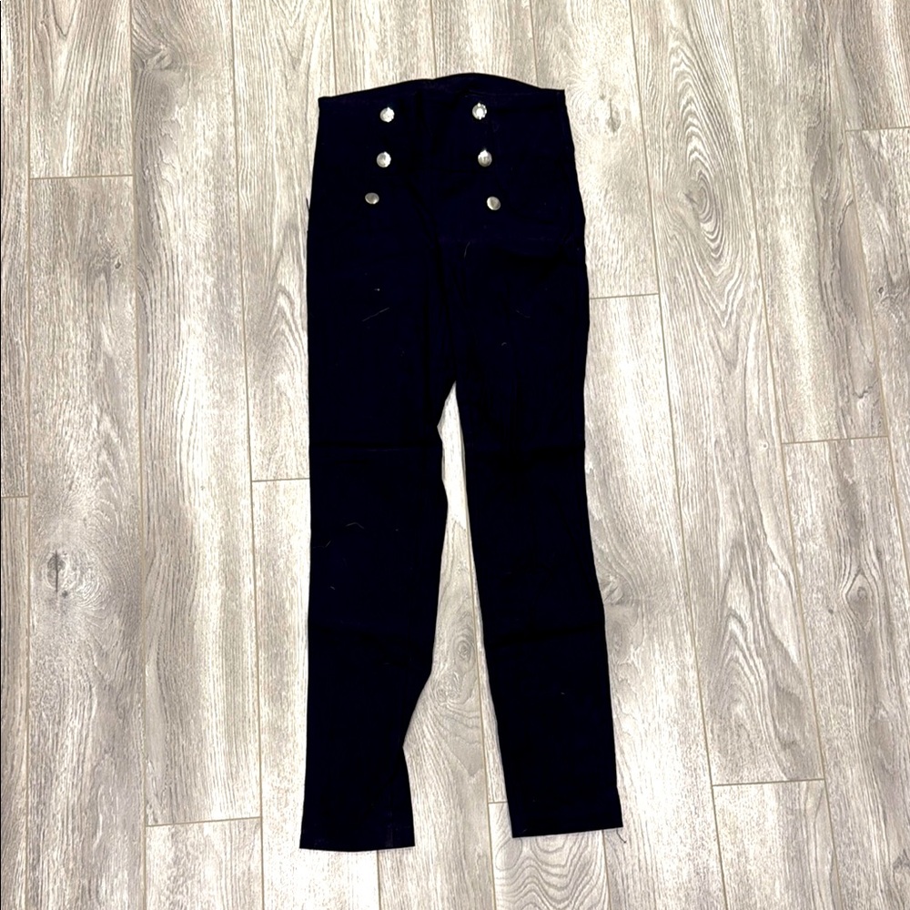 Suzy Shier Black High-Waisted Pantsuit